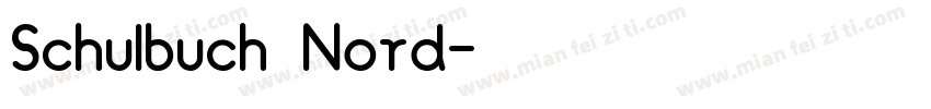 Schulbuch Nord字体转换